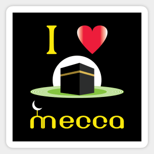 Mecca Kaaba Hajj gift-I love mecca kaaba hajj gift Sticker